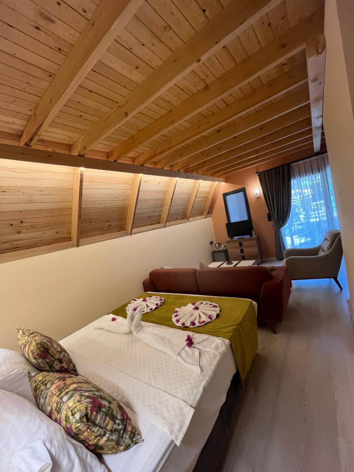 Oba Beach Hotel Олудениз Экстерьер фото